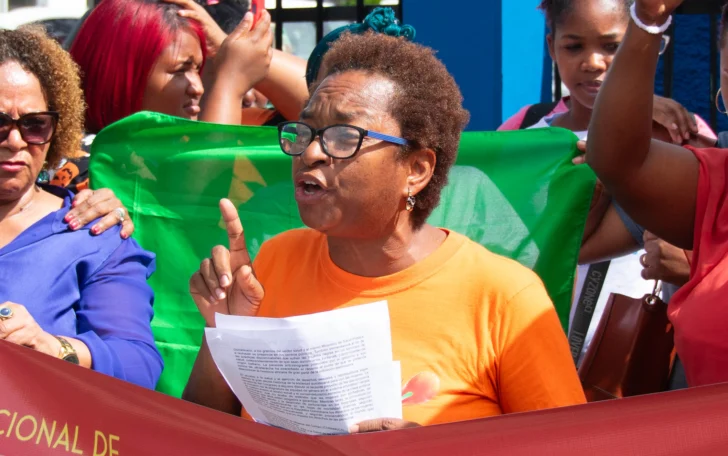  Juana Ferrer, mejor conocida como Negrita, de Confederación Nacional de Mujeres del Campo (Conamuca). Foto: ©️ Juan Antonio Guio. ACENTO.