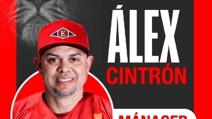 Puertorriqueño Alex Cintrón dirigirá al Escogido en la próxima temporada de LIDOM Puertorriqueño Alex Cintrón dirigirá al Escogido en la próxima temporada de LIDOM
