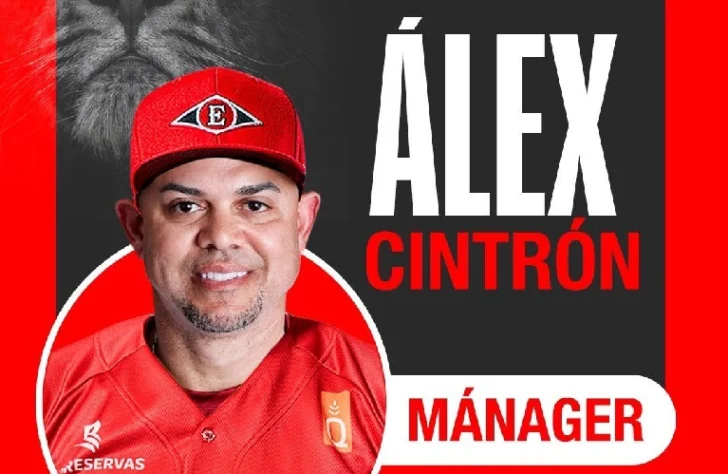 Puertorriqueño Alex Cintrón dirigirá al Escogido en la próxima temporada de LIDOM