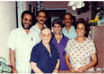  Familia Gómez Cerda; José, Franklin y Donald,<br />Doña Graciela, Clara y Nancy