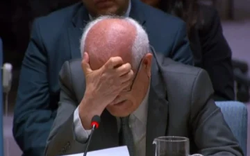 Representante de Palestina en la ONU rompe a llorar al hablar sobre Gaza Representante de Palestina en la ONU rompe a llorar al hablar sobre Gaza