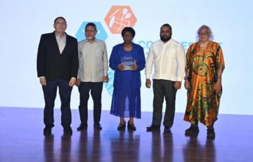  Gamal Michelen, Carlos Andújar, Celsa Albert, Mijail Peralta y Dagoberto Tejeda.