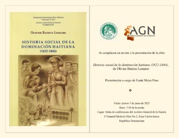 Libro “Historia social de la dominación haitiana 1822-1844” circulará