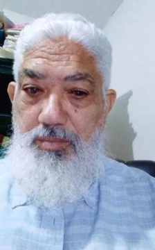  Foto del pintor y narrador Juan Ventura (La Llanada de Cabrera, Nagua, 17/2/1954, Provincia María Trinidad Sánchez, República Dominicana).