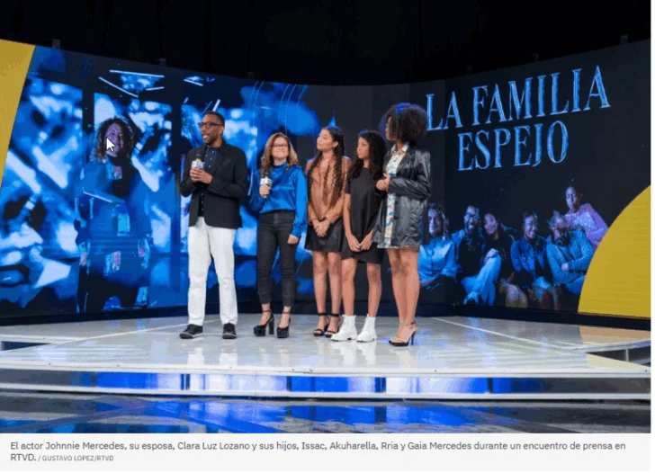  La familia Espejo, primera serie dominicana de televisión nominada a Premios Platino.