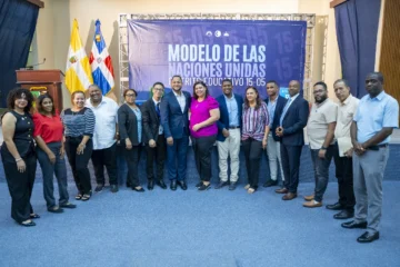 Joven dirigente político Leandro Mieses encabeza apertura del Modelo Distrital de la ONU