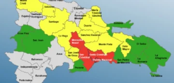 Vaguada obliga al COE a colocar en alerta a 22 provincias, cuatro de ellas en rojo Vaguada obliga al COE a colocar en alerta a 22 provincias, cuatro de ellas en rojo