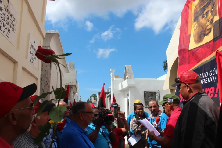 MPD honra a Maximiliano Gómez en 54 aniversario de su asesinato