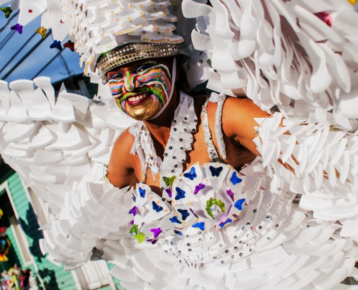  Margarita, artista y carnavalera de Villa Mella.