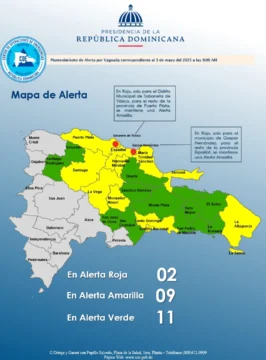 Aumentan a 3,357 las personas desplazadas por las lluvias