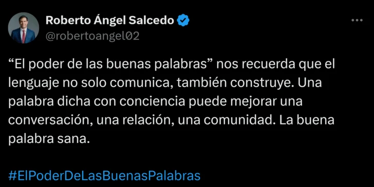 Ministro de Cultura impulsa el “Poder de las buenas palabras”