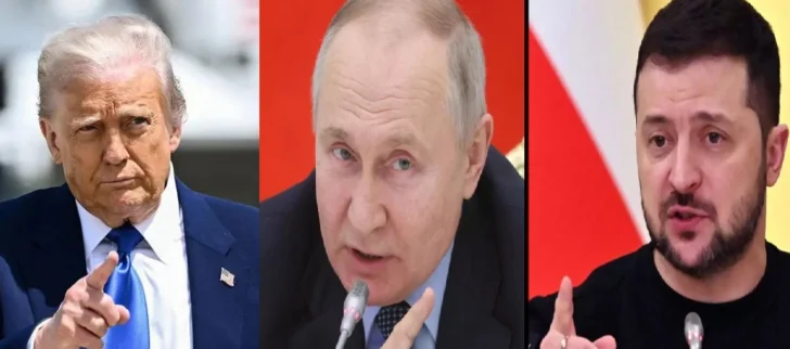 Entre misiles que van y vienen, Trump tacha a Putin de loco y de bocón a Zelenski