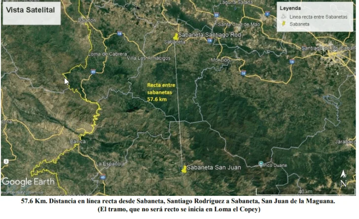 Ambientalistas denuncian que carretera Sabaneta afectaría la producción de aguas