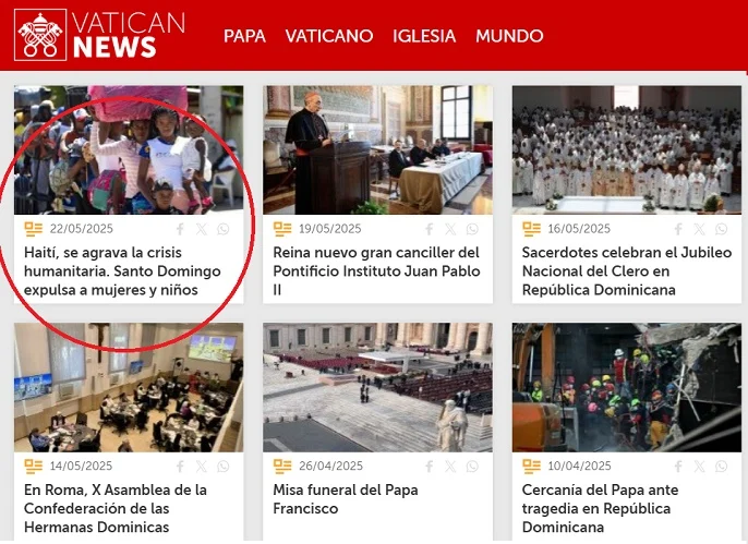 El Vaticano reproduce denuncias contra República Dominicana por trato a haitianos