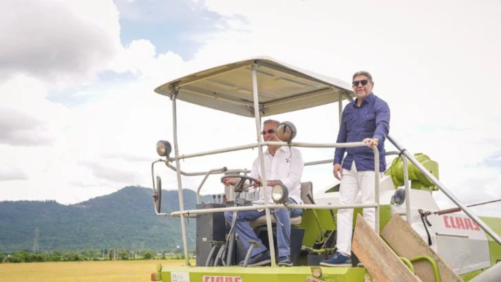 Gobierno inaugura Cosecha de Arroz 2025