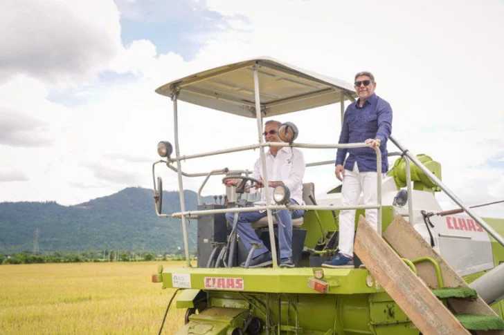 Gobierno inaugura Cosecha de Arroz 2025