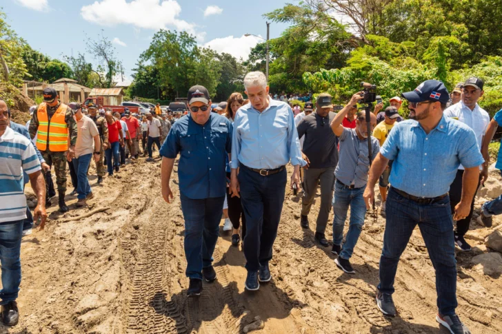 Paliza y Estrella supervisan daños por lluvias en Espaillat y Puerto Plata