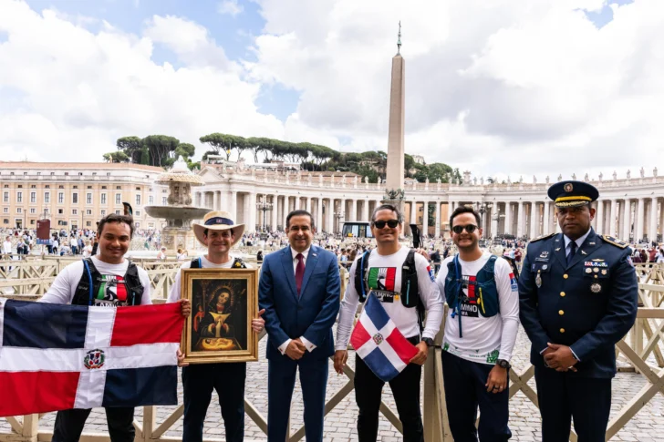 La Virgen de la Altagracia llega al Vaticano tras peregrinación de 200 kilómetros