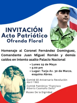 Honrar a héroes por el futuro dominicano