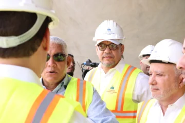 Supervisan avances de la Ciudad Judicial de Santo Domingo Oeste