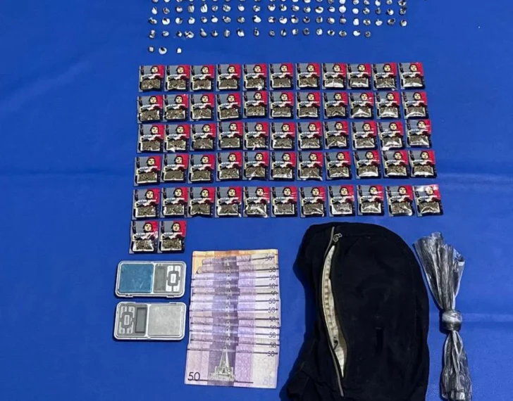 Confiscan más de 1,500 gramos de presuntas drogas durante operativo en La Romana