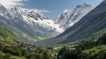Suiza: deslizamiento de glaciar destruye parte de un pueblo y deja un desaparecido