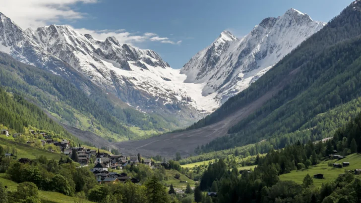 Suiza: deslizamiento de glaciar destruye parte de un pueblo y deja un desaparecido