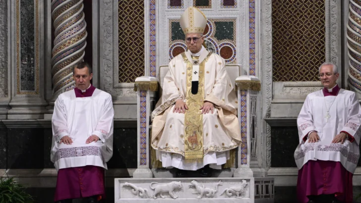 El papa León XIV toma posesión de San Juan de Letrán como obispo de Roma