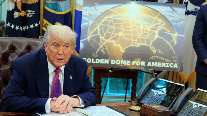 Trump anuncia la construcción de un 'domo dorado' para la defensa aérea de EE.UU.