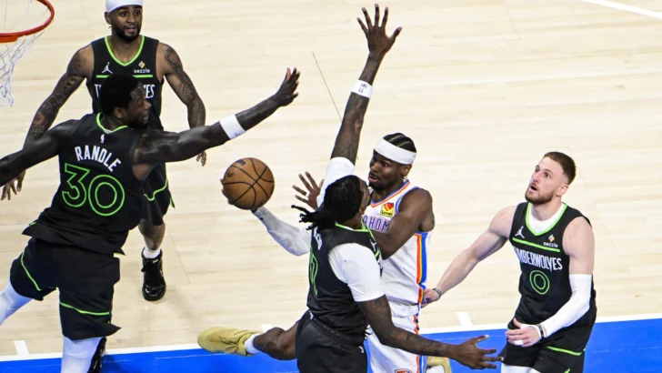 Oklahoma City pega primero ante Minnesota en la final de la Conferencia Oeste Oklahoma City pega primero ante Minnesota en la final de la Conferencia Oeste