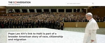 El papa León XIV es nieto de emigrante haitiano