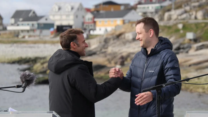 Groenlandia no se vende ni se toma: Macron visita y se solidariza con la isla codiciada por Trump