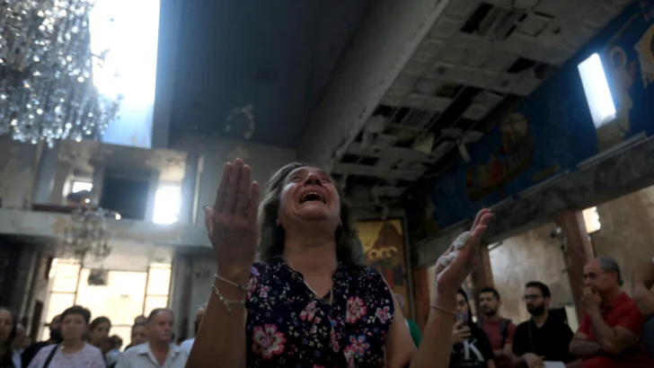La comunidad cristiana, indignada tras el atentado que dejó 25 muertos en una iglesia de Damasco
