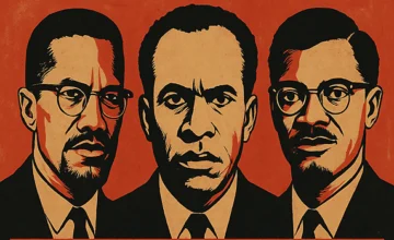  Malcolm X, Frantz Fanon y Patricio Lumumba.