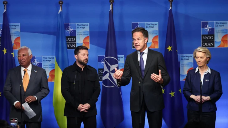 Europa y EE. UU. deben afrontar juntos el reto del rearme: el jefe de la OTAN al inicio de la cumbre