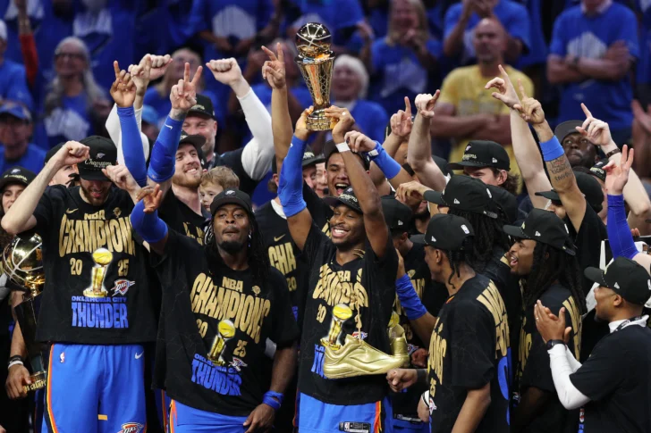 Los Thunder se coronan y los Pacers lloran por Haliburton