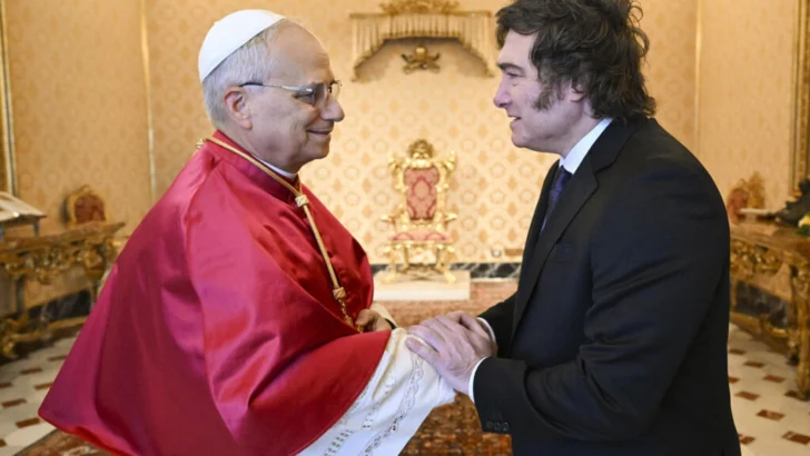Cohesión social y pobreza, en el menú del encuentro de Javier Milei con León XIV