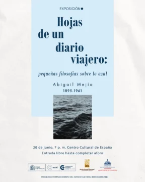 Centro Cultural de España en Santo Domingo inaugura «Hojas de un diario viajero. Pequeñas filosofías sobre lo azul»