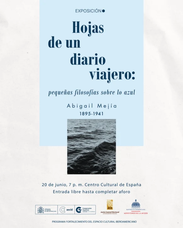 Centro Cultural de España en Santo Domingo inaugura «Hojas de un diario viajero. Pequeñas filosofías sobre lo azul»