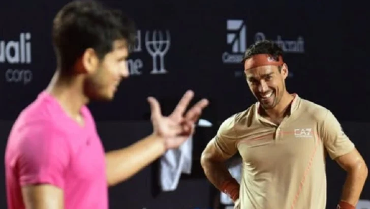 Fognini: 'Mis hijos vinieron a Londres porque hoy lunes enfrento a Carlitos'