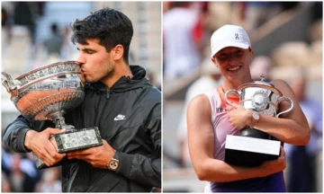Español Alcaraz y polaca Swiatek, campeones parisinos en jaque Español Alcaraz y polaca Swiatek, campeones parisinos en jaque