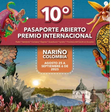 Nominaciones Pasaporte Abierto 2025 por países. RD y Argentina empatados con14; Colombia:11 y España, 7