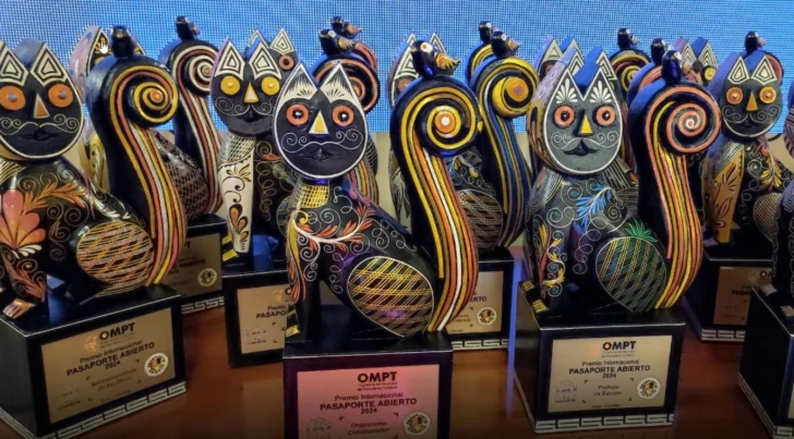  El trofeo.