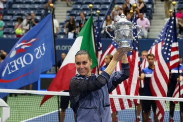  NEW YORK, NY - SEPTEMBER 12: Flavia Pennetta gana en 2015 US Open (Photo by Matthew Stockman/Getty Images via AFP)