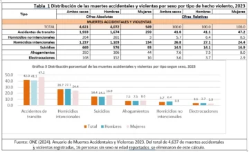 Seguridad humana a partir del análisis de estadísticas sobre muertes accidentales y violentas por sexo y ciclo de vida