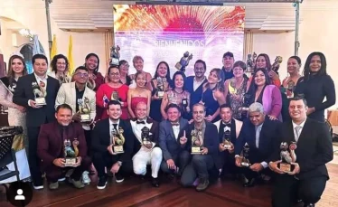 Nominaciones Pasaporte Abierto 2025 por países. RD y Argentina empatados con14; Colombia:11 y España, 7
