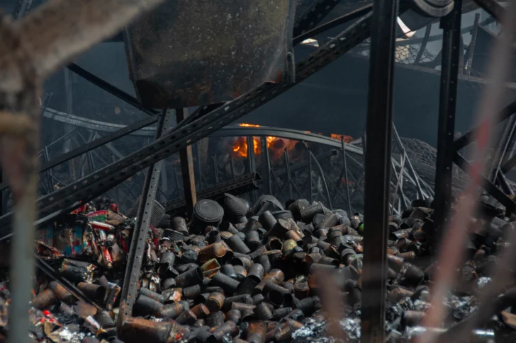 Se estiman pérdidas mayores a RD$ 700 millones por incendio en Mercadom