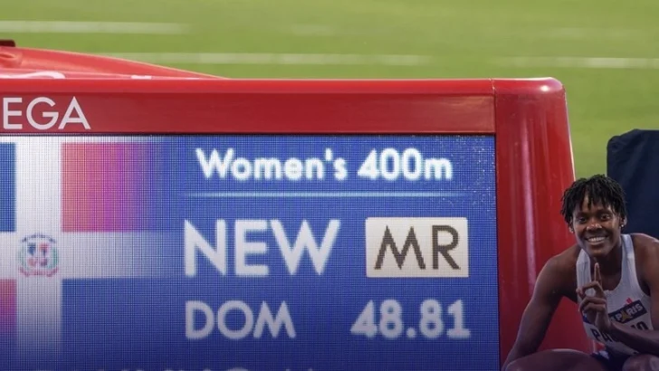 Marileidy Paulino impone nuevo récord en los 400 en Liga de Diamante en París