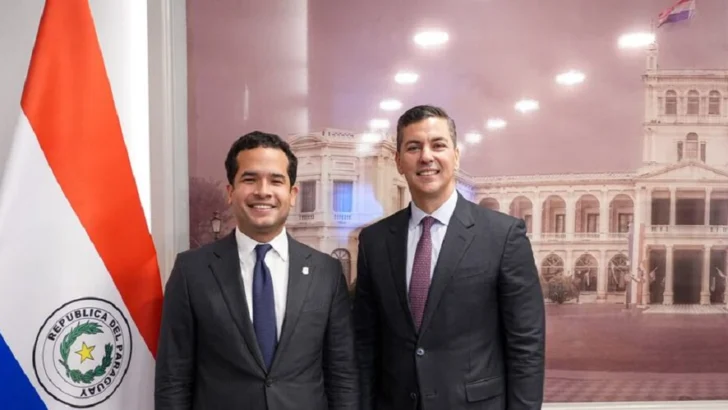 Presidente de Paraguay y Omar Fernández hablan en Asunción de democracia y libertad