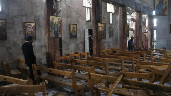 Siria atribuye al Estado Islámico el sangriento atentado suicida en una iglesia de Damasco